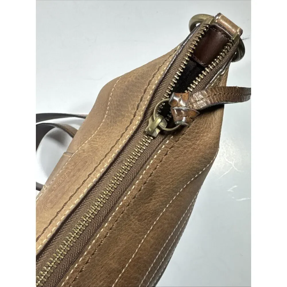 Coach Brown Leather F06S 10398 Crossbody Shoulder Bag